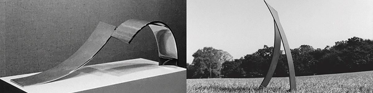 RELATION展出品作、2枚の板による関係＝親和性の表現作品画像2点