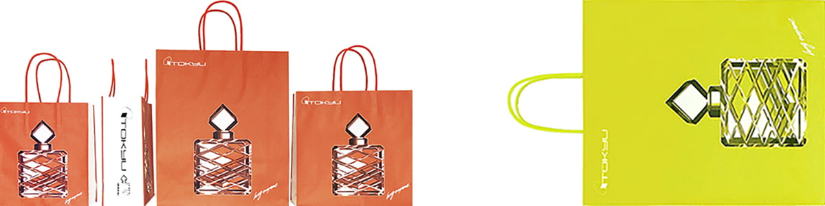 オレンジ3サイズとレモンイエローのペーパーバック画像