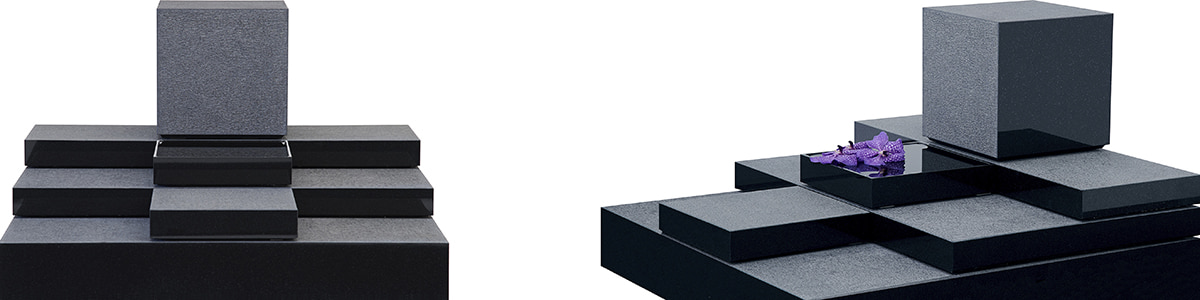 水庭正面と斜めより見た画像